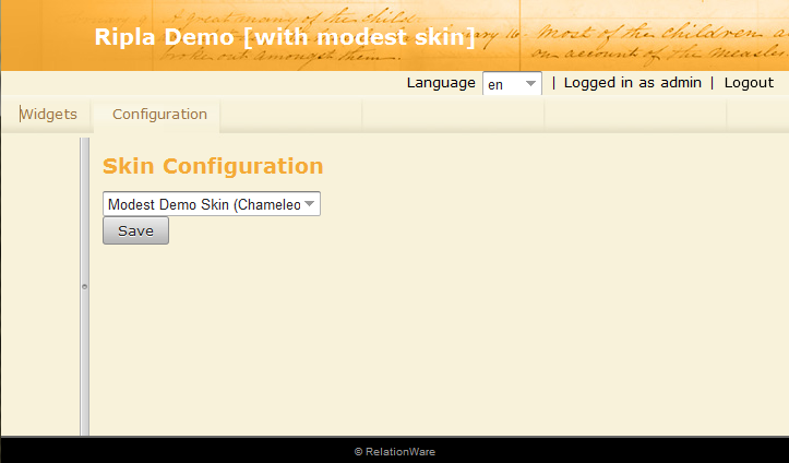 Demo skin modeste