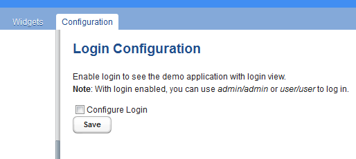 Use case configuration